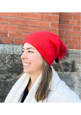 PNYC Evelyn Beanie in Red by PNYC