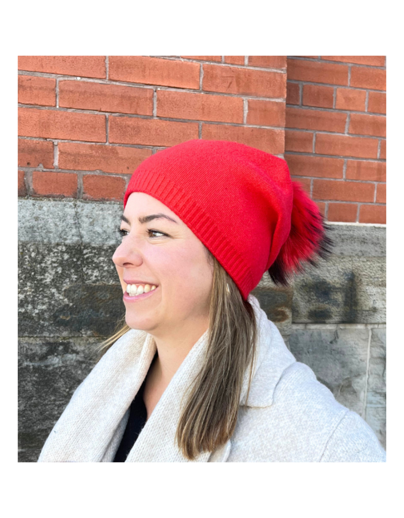 PNYC Evelyn Beanie in Red by PNYC