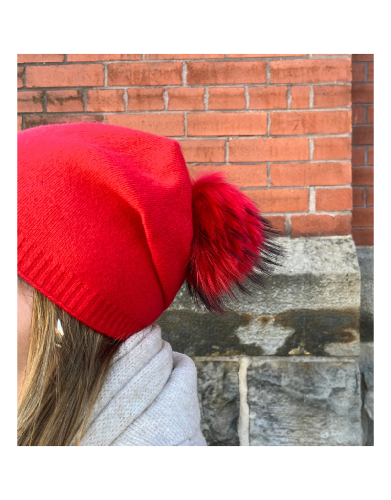 PNYC Evelyn Beanie in Red by PNYC