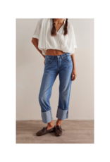 Free People Slim Shade Selvedge Jean in True Blue by Free People