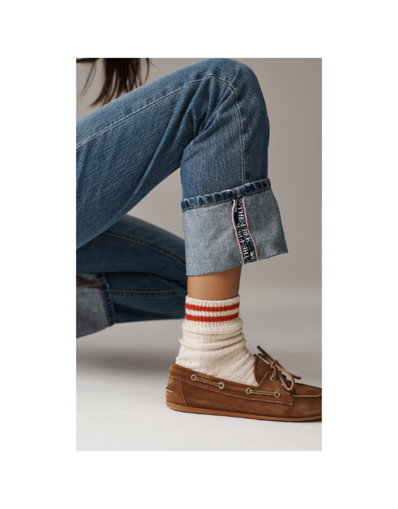 Free People Slim Shade Selvedge Jean in True Blue by Free People