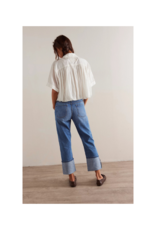 Free People Slim Shade Selvedge Jean in True Blue by Free People