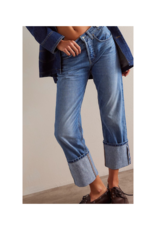 Free People Slim Shade Selvedge Jean in True Blue by Free People