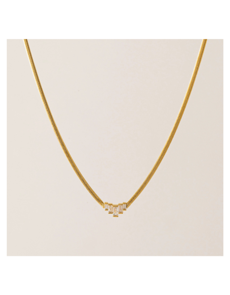 Lover's Tempo Clarice Necklace in Gold by Lover's Tempo