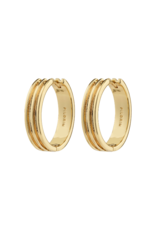 PILGRIM Bennett Gold Hoop Earrings by Pilgrim