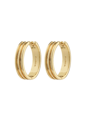 PILGRIM Bennett Gold Hoop Earrings by Pilgrim