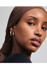 PILGRIM Bennett Gold Hoop Earrings by Pilgrim