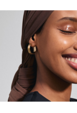 PILGRIM Bennett Gold Hoop Earrings by Pilgrim