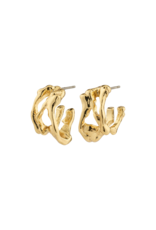 PILGRIM Fotini Hoop Earrings in Gold by Pilgrim