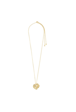 PILGRIM Believe Necklace Chain with Pendant in Gold by Pilgrim