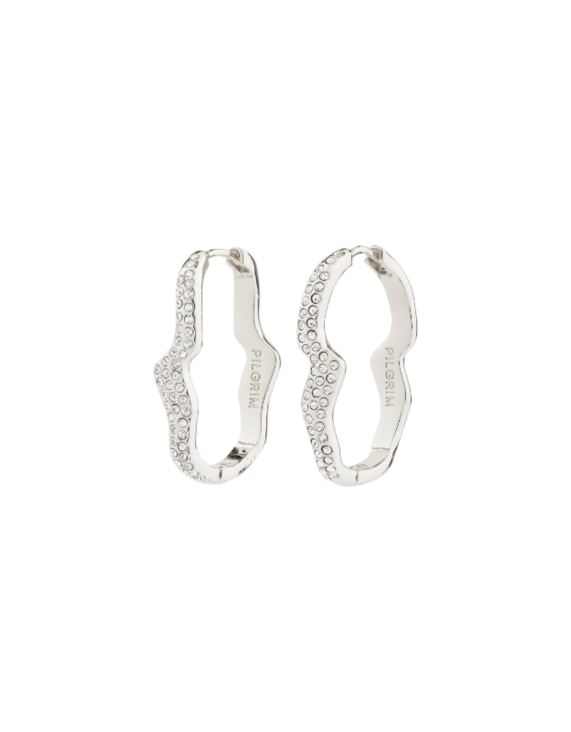 PILGRIM Connect Earring in Silver by Pilgrim