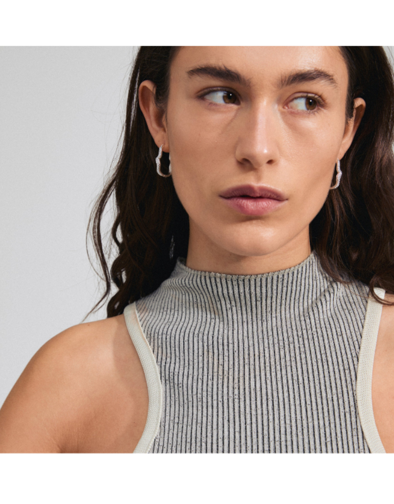 PILGRIM Connect Earring in Silver by Pilgrim
