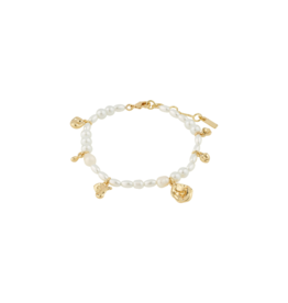 PILGRIM Intent Pearl & Gold Bracelet by Pilgrim