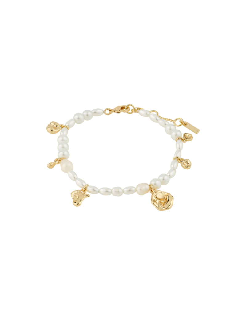 PILGRIM Intent Pearl & Gold Bracelet by Pilgrim