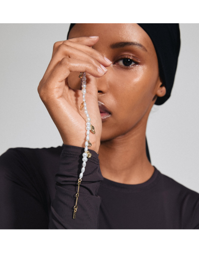 PILGRIM Intent Pearl & Gold Bracelet by Pilgrim