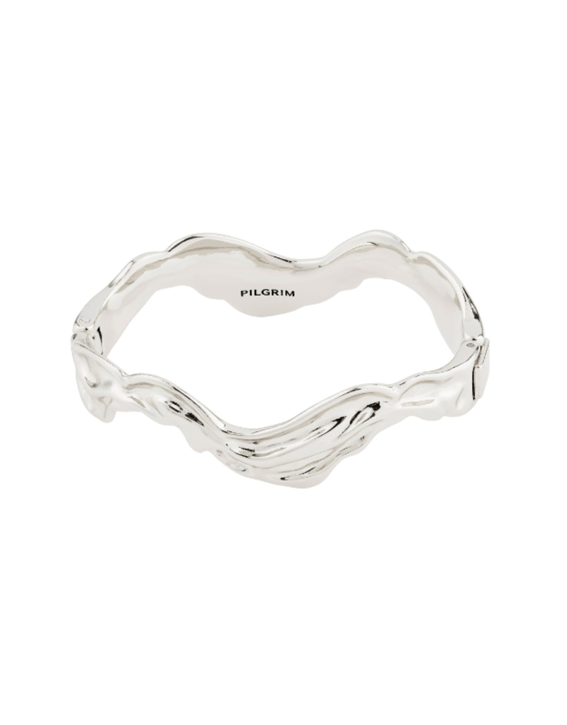 PILGRIM Feel Bracelet Bangle Silver by Pilgrim
