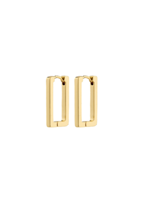 PILGRIM Feel Earrings in Gold by Pilgrim