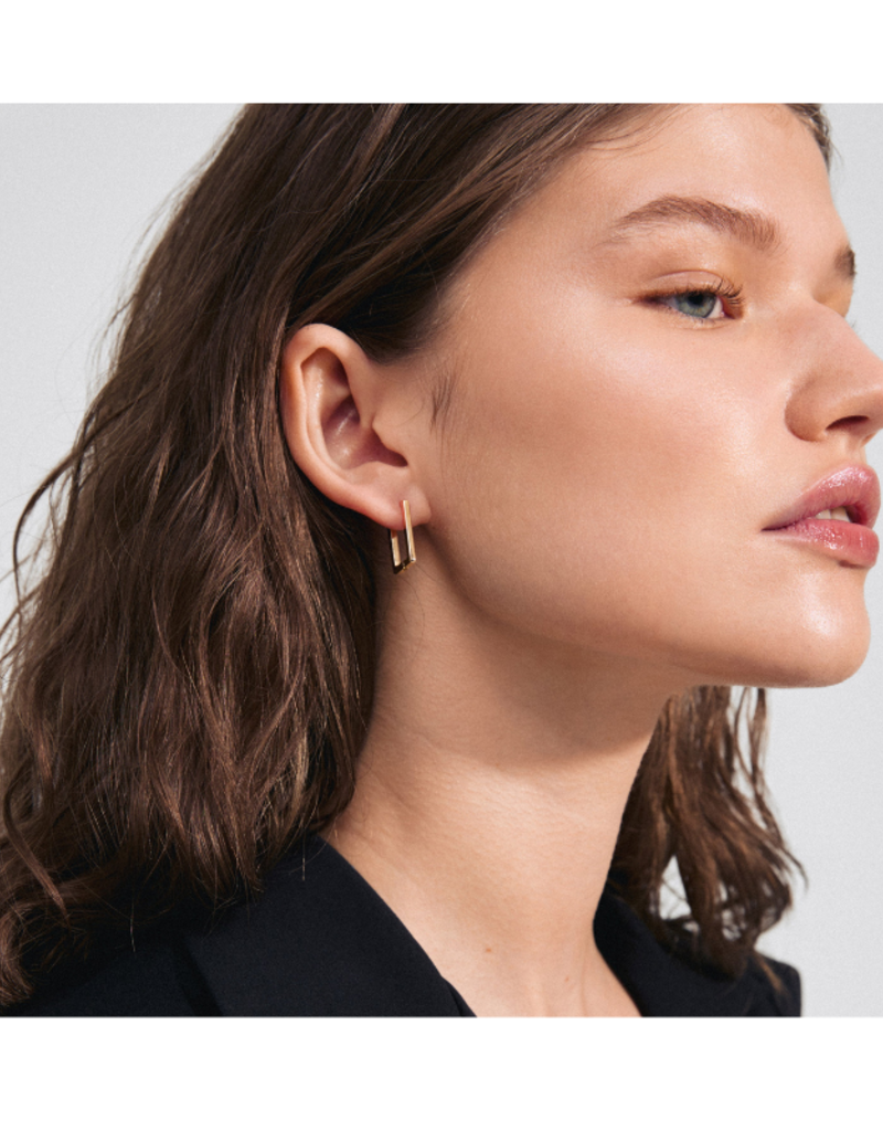 PILGRIM Feel Earrings in Gold by Pilgrim