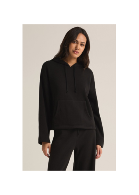 Z Supply Lift Off Hoodie in Black by Z Supply