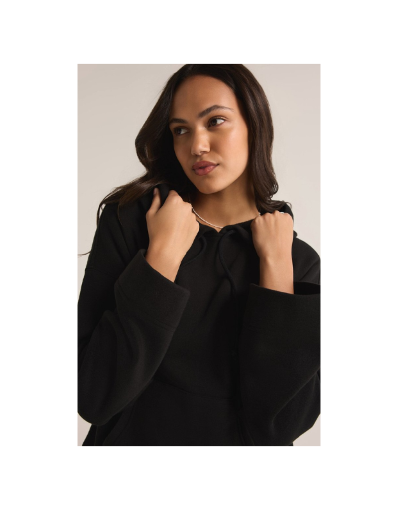 Z Supply Lift Off Hoodie in Black by Z Supply