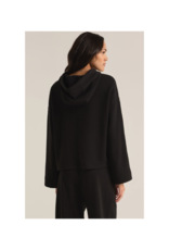 Z Supply Lift Off Hoodie in Black by Z Supply