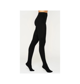 Lemon Loungewear Cable Fleeced Tights in Black by Lemon