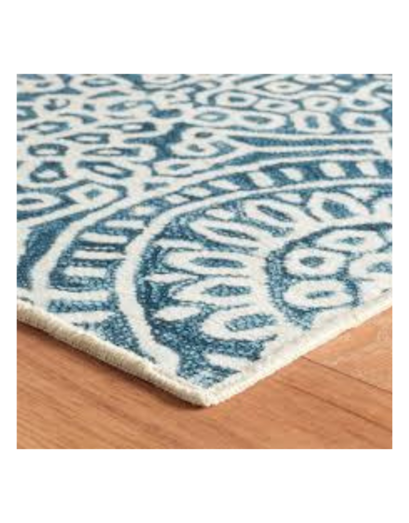 Dash & Albert Dash & Albert Machine Washable Temple Ink Rug 2x3