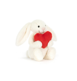 Jellycat Jellycat Bashful Red Love Heart Bunny Original