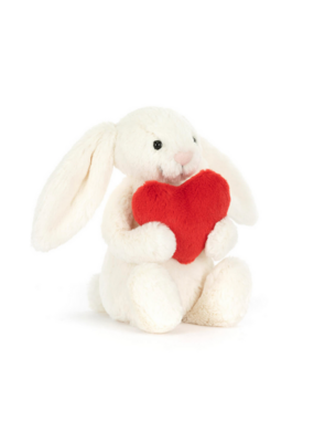 Jellycat Jellycat Bashful Red Love Heart Bunny Original