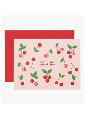 Rifle Paper Co. Cherries Thank You Card by Rifle Paper Co.