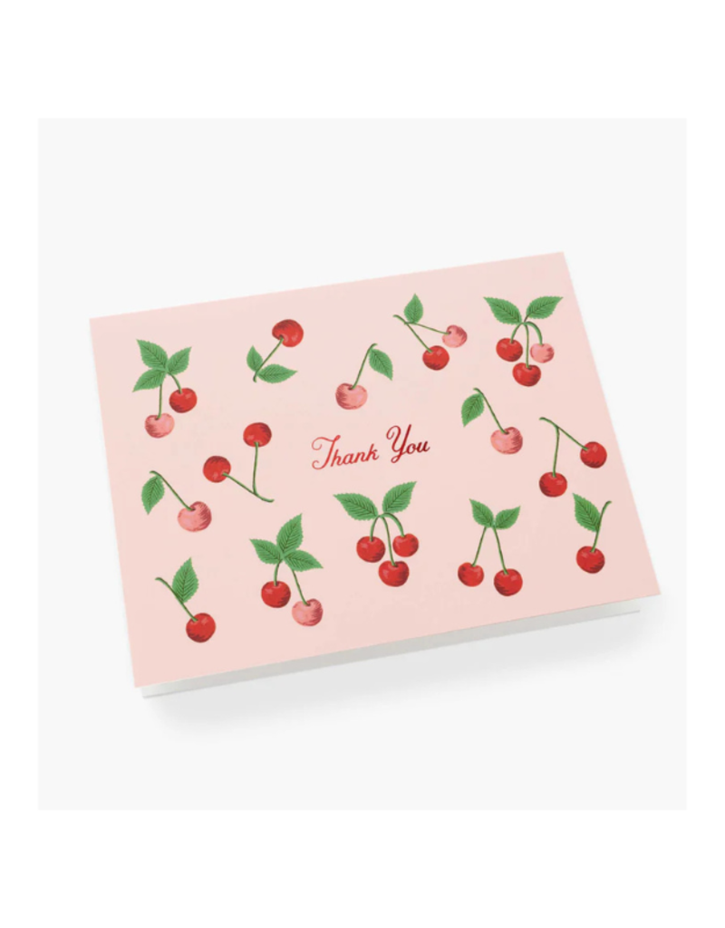 Rifle Paper Co. Cherries Thank You Card by Rifle Paper Co.