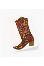 Rifle Paper Co. Birthday Boot Card by Rifle Paper Co.
