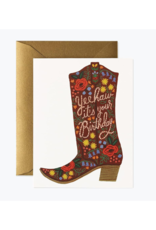 Rifle Paper Co. Birthday Boot Card by Rifle Paper Co.