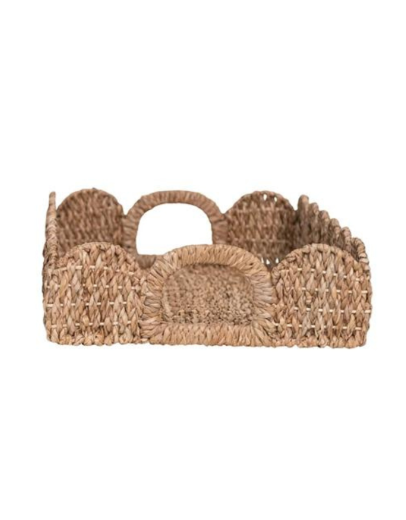 Creative Co-Op Braided Bankuan Tray Large