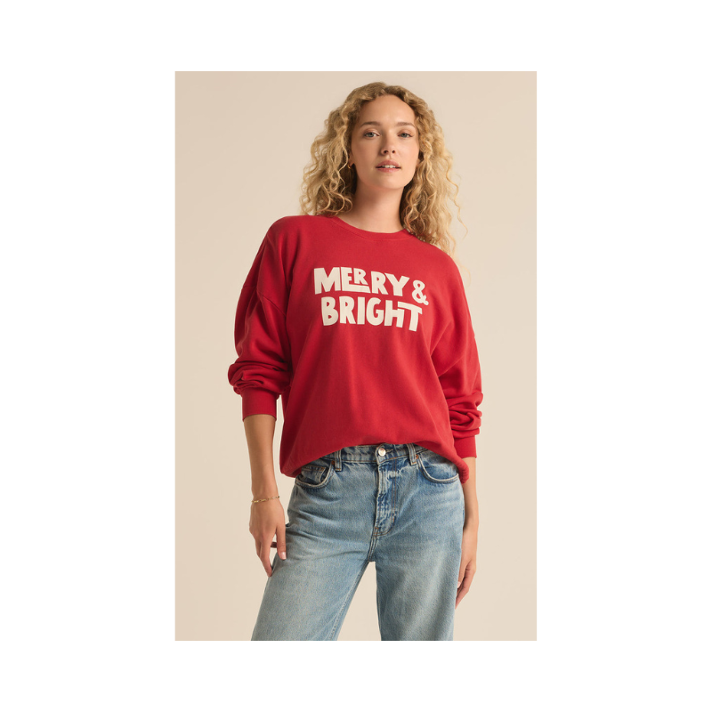 Sweat shirt red best sale