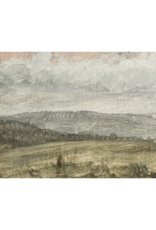 Celadon Art Hudson River School - Clouds Hudson Valley 1870 - 18"x14"