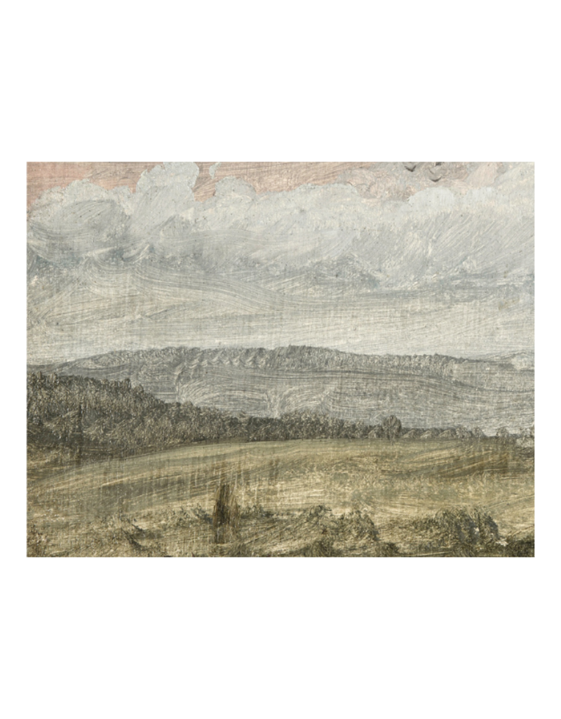 Celadon Art Hudson River School - Clouds Hudson Valley 1870 - 18"x14"