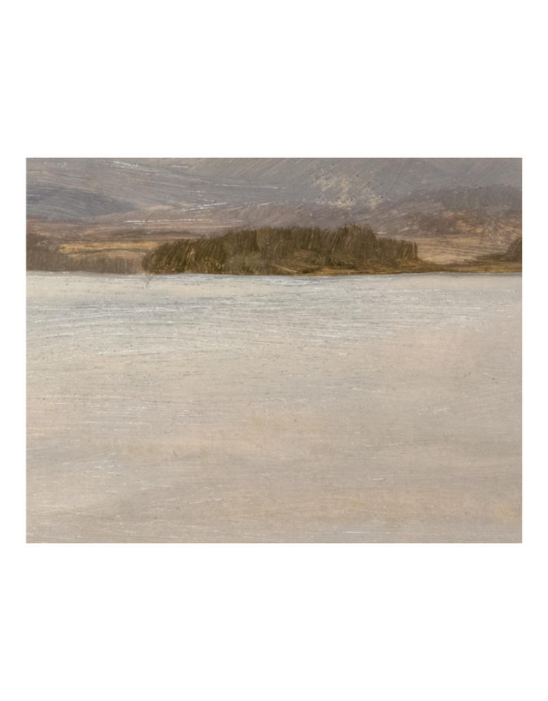 Celadon Art Hudson River School - Lake Katahdin 1870 - 18"x14"