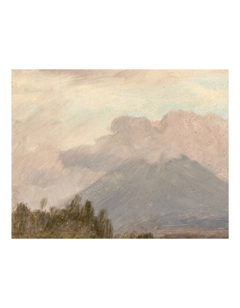 Celadon Art Hudson River School - Lake Katahdin 1870 - 18"x14"