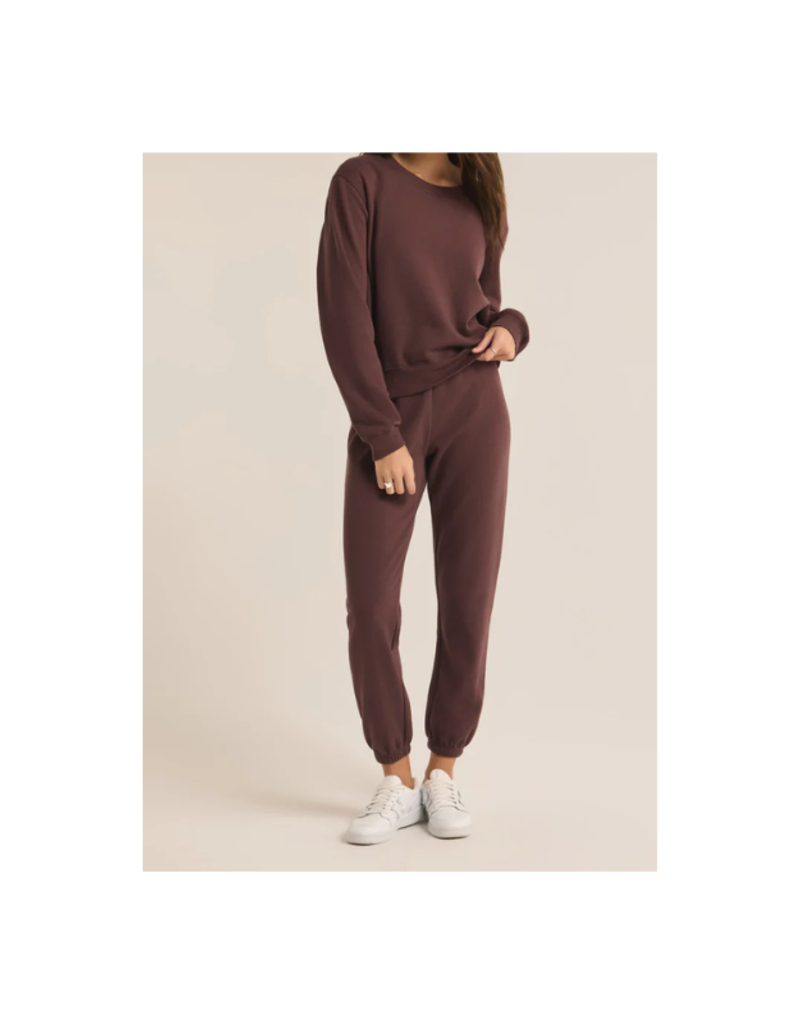 Z Supply Classic Gym Jogger in Dark Truffle by Z Supply