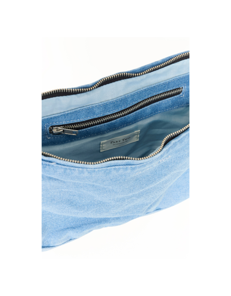 Part Two Luanes Bag in Medium Blue Denim by Part Two