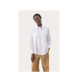Part Two Parinaz Button Down in Bright White by Part Two
