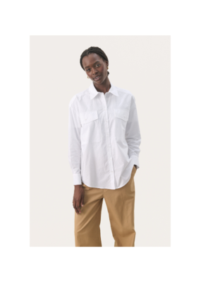 Part Two Parinaz Button Down in Bright White by Part Two