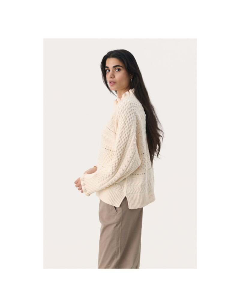 Part Two Pompeia Sweater in Whitecap Grey by Part Two