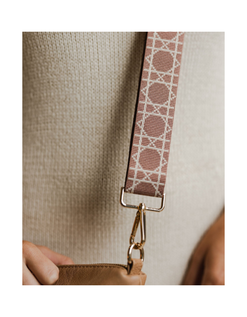 Louenhide Ezra Guitar Strap in Blush by Louenhide