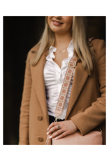 Louenhide Ezra Guitar Strap in Blush by Louenhide
