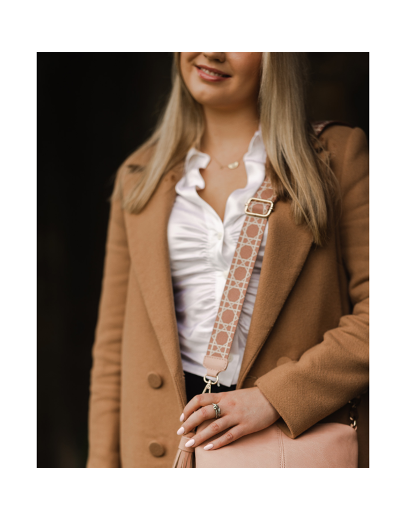 Louenhide Ezra Guitar Strap in Blush by Louenhide