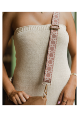 Louenhide Ezra Guitar Strap in Blush by Louenhide