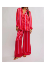 Free People Dreamy Days Pajama Set in Berry Combo by by Free People
