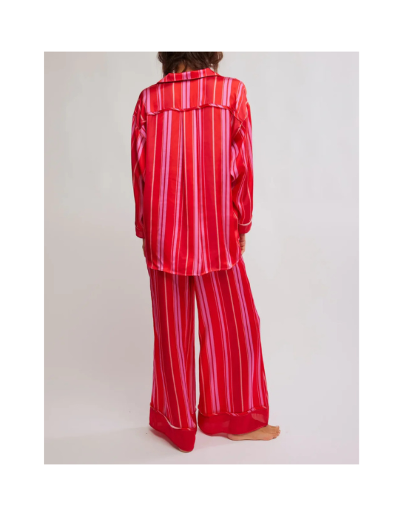 Free People Dreamy Days Pajama Set in Berry Combo by by Free People